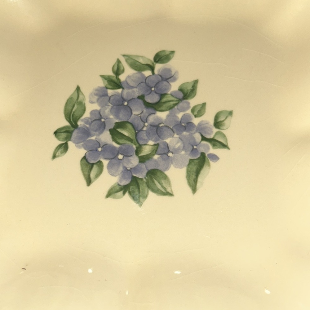 Pfaltzgraff purple and Green Floral Dinnerware Plate - Picture 2 of 8